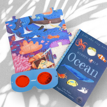 Hidden World Ocean Puzzle Book Bundle
